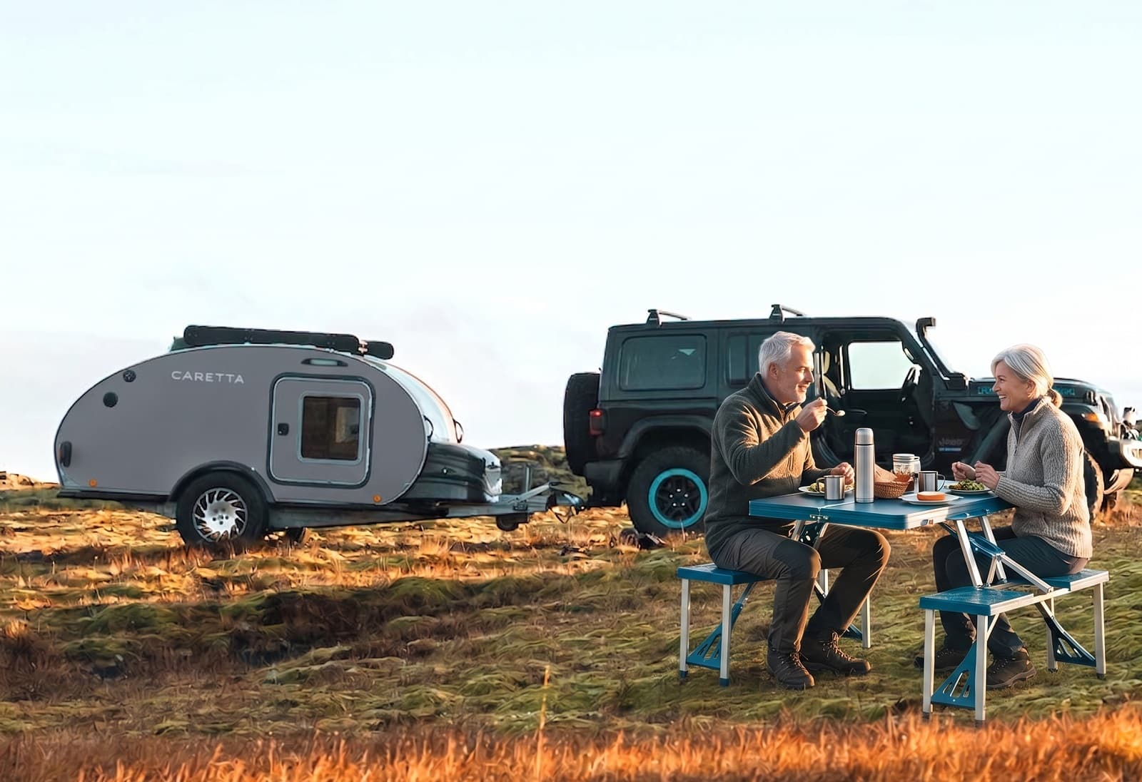 location mini caravane caretta teardrop