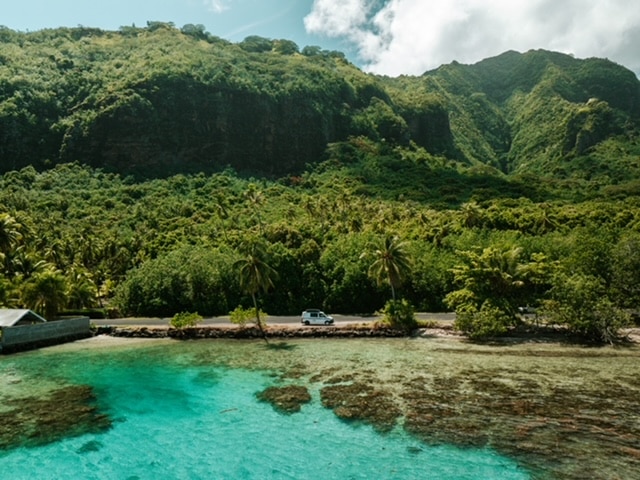 van amenage tahiti lagon foret