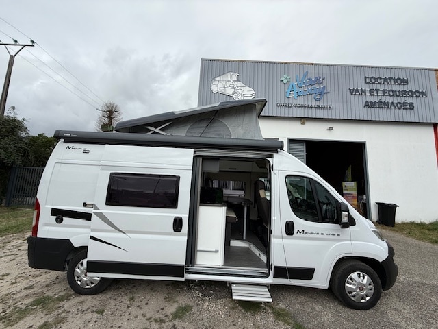 fourgon mc louis menfys s line sur base fiat ducato avec toit relevable 140ch